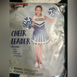 Spooktacular Creations Cheerleader Costume - Blue and White
